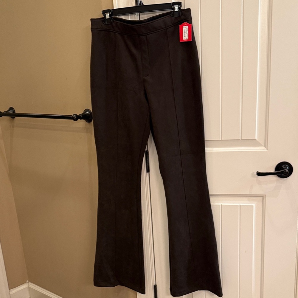 SPANX Dark Brown Flare Pants